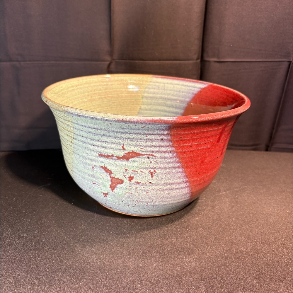 Vintage Robert C. Fritz Heavyweight Studio Stoneware Bowl